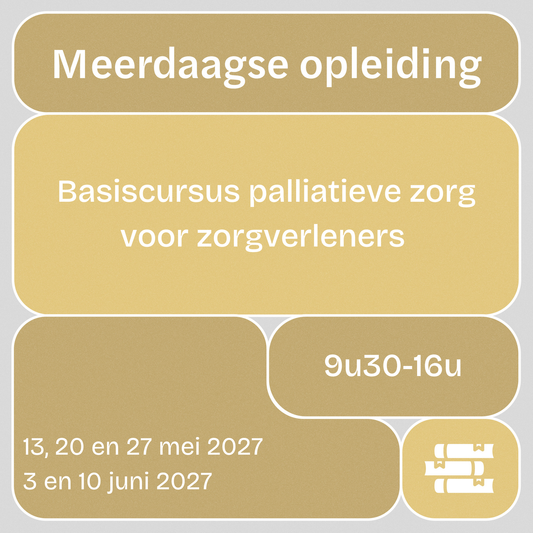 Basiscursus palliatieve zorg voor zorgverleners voorjaar 2027